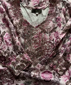 Alternative view of Robe Fleurie Fille Rose – Élégante & Confortable