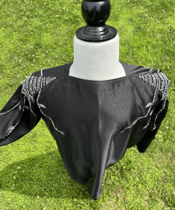 Abaya pour femme chic Aïd avec Perles sur les épaules - Image 4